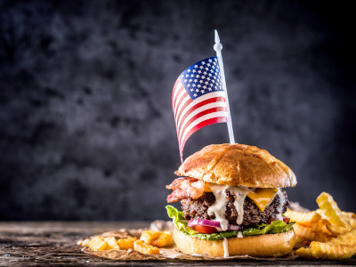 Amerikanische Weihnachtsfeier
