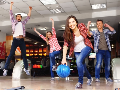 Bowling-Weihnachtsfeier