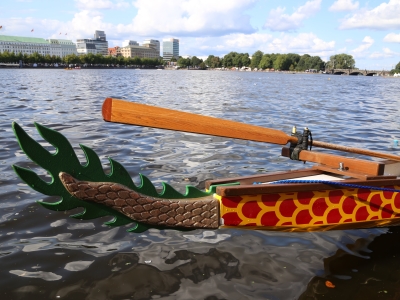 Drachenboot fahren