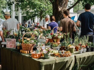 Firmen-Frühlingsmarkt