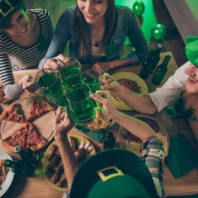 Feier im Irischen Stil