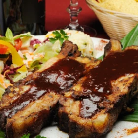 Spareribs mit BBQ Sauce