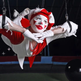 Clown bei einer Show