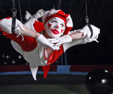 Clown bei einer Show