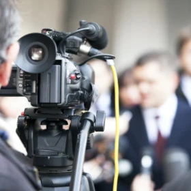 Kamera filmt Publikum