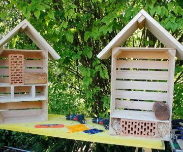 EVINTA_Insektenhotelbau_Bild01 Rohbau eines Insektenhotels