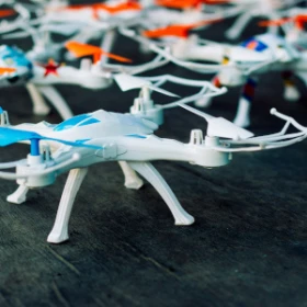 Nahaufnahme einer Drohne