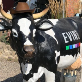 EVINTA_Firmen_Westerncity_Bild04 Kuh aus Fieberglas