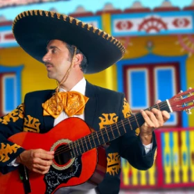 Mexikanischer Gitarrenspieler