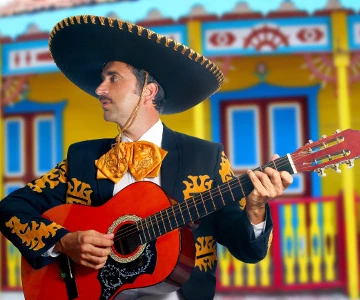 Mexikanischer Gitarrenspieler