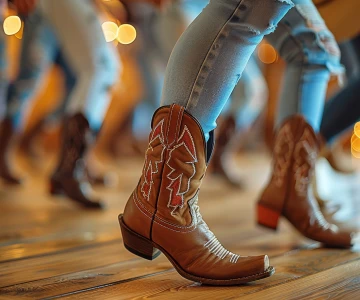 Westernstiefel, Tanzfläche