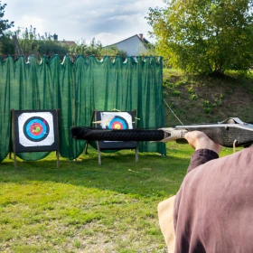 Armbrustschießen Mittelaltermarkt