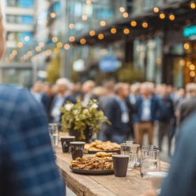 Businesfeier outdoor