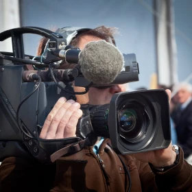 Kameramann von vorne