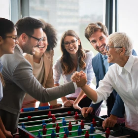Tischkicker Business im Büro