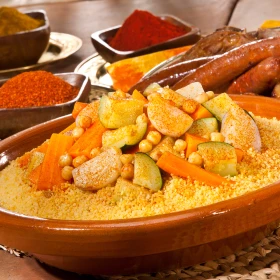 typisch afrikanisches Gericht