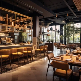 modernes italienisches Restaurant, Pizzaofen