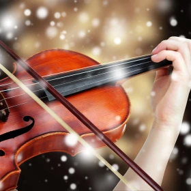 Geige wird gespielt