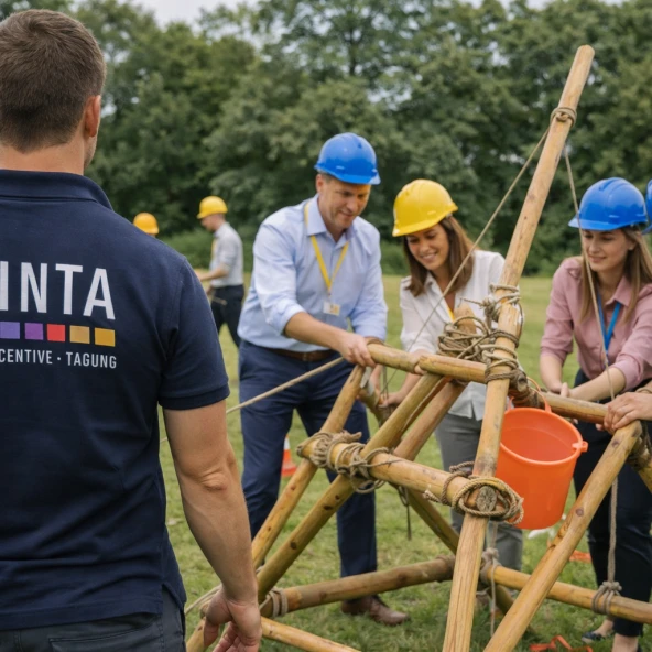 Teamevent Katapultbauen, Business-Teamevent