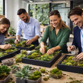 Workshop Moosbilder basteln