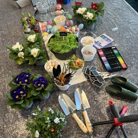 Materialien, Blumen, Dekoration, Stifte